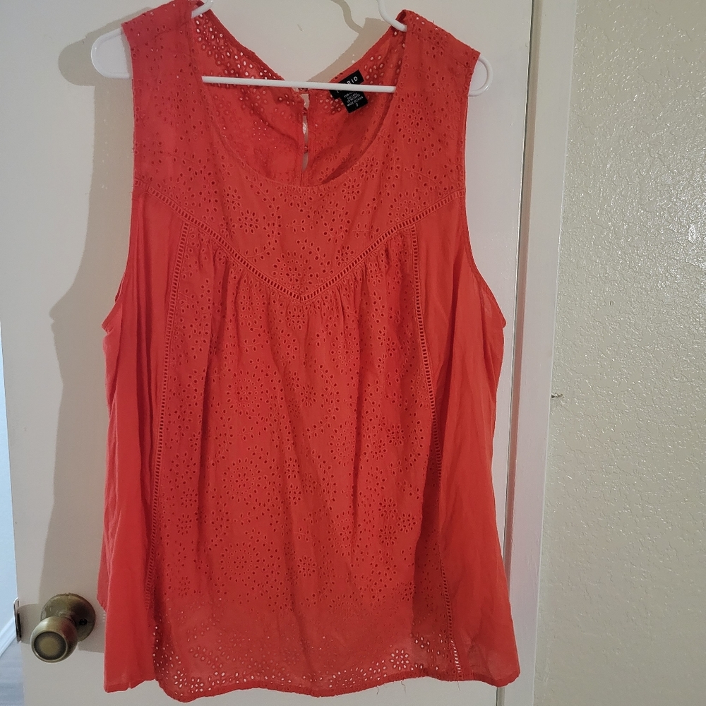 Torrid Eyelet Sleeveless